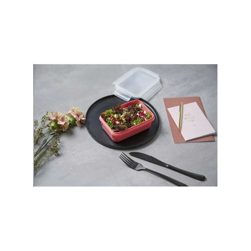 Tefal - Recipiente para alimentos 0,55 l MSEAL COLOR rosa