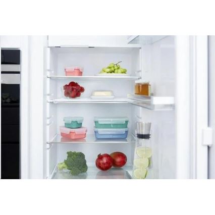 Tefal - Recipiente para alimentos 0,55 l MSEAL COLOR rosa