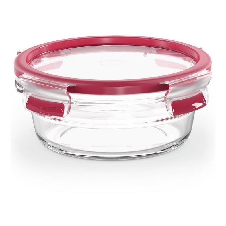 Tefal - Recipiente para alimentos 0,6 l MSEAL GLASS vermelho/copo
