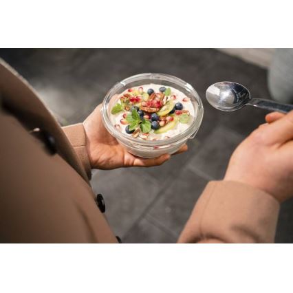 Tefal - Recipiente para alimentos 0,6 l MSEAL GLASS vermelho/copo