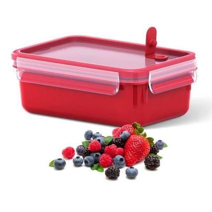 Tefal - Recipiente para alimentos 0,8 l MASTER SEAL MICRO vermelho