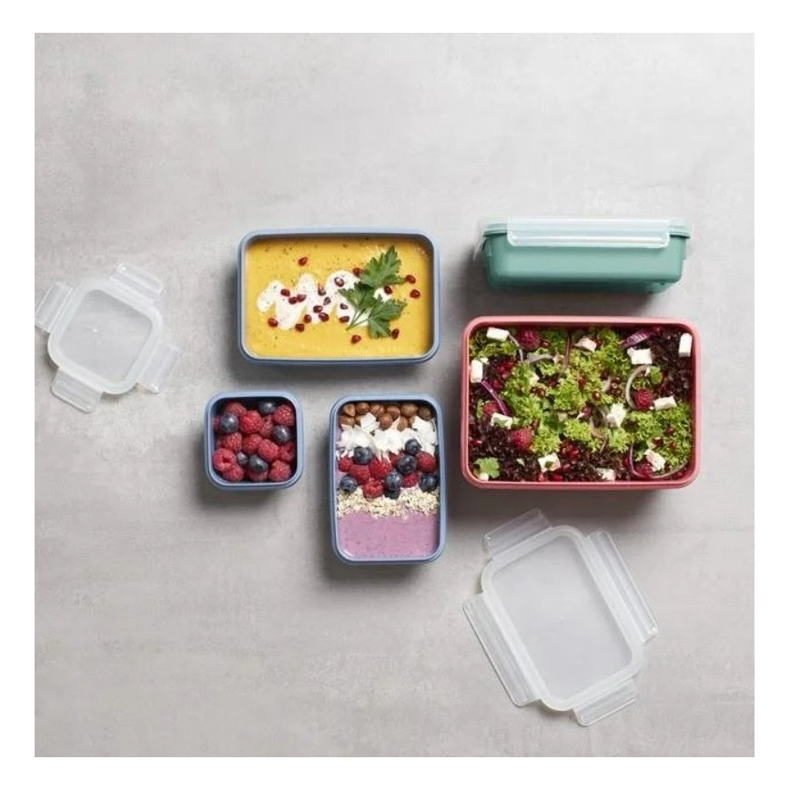 Tefal - Recipiente para alimentos 0,8 l MSEAL COLOR verde