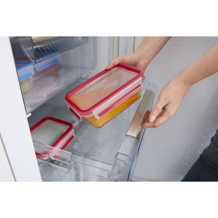 Tefal - Recipiente para alimentos 0,85 l MSEAL GLASS vermelho/copo