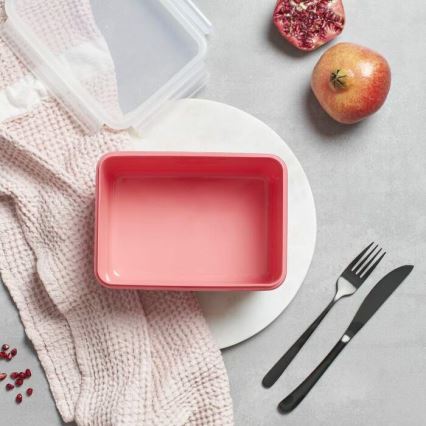 Tefal - Recipiente para alimentos 2,2 l MSEAL COLOR rosa