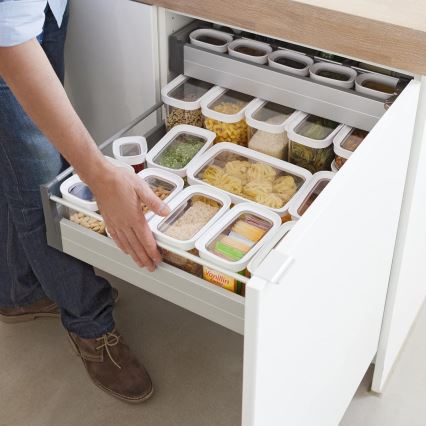 Tefal - Recipiente para alimentos 2,2 l OPTIMA branco/transparente