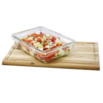 Tefal - Recipiente para alimentos 2 l MSEAL GLASS vermelho/copo
