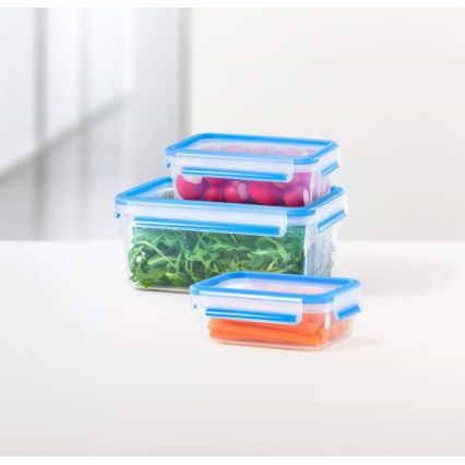 Tefal - Recipiente para alimentos 3,7 l MASTER SEAL FRESH azul