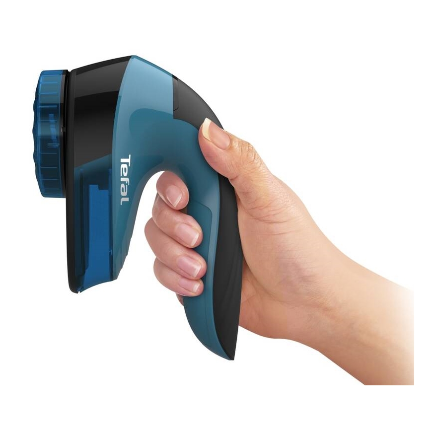 Tefal - Removedor de cotão LINT 2xAA preto/azul