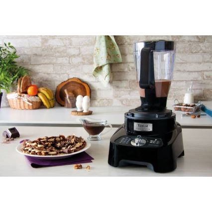 Tefal - Robô de cozinha DOUBLE FORCE 1000W/230V preto