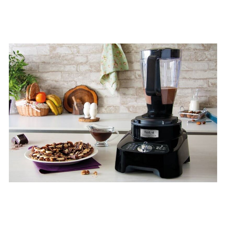 Tefal - Robô de cozinha DOUBLE FORCE 1000W/230V preto