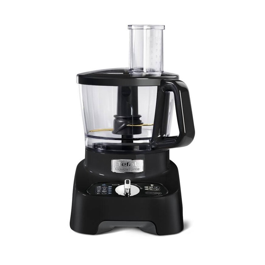 Tefal - Robô de cozinha DOUBLE FORCE 1000W/230V preto