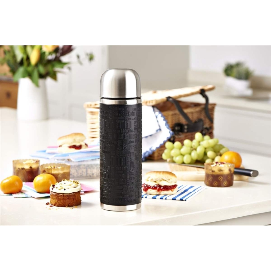 Tefal - Termo com uma caneca 0,5 l SENATOR aço inoxidável/preto