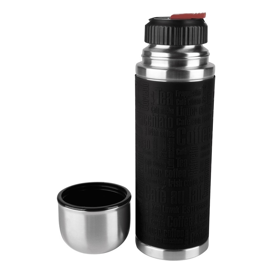 Tefal - Termo com uma caneca 0,5 l SENATOR aço inoxidável/preto