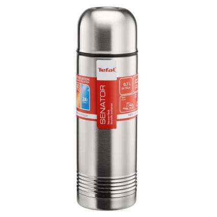 Tefal - Termo com uma caneca 0,7 l SENATOR aço inoxidável