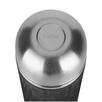 Tefal - Termo com uma caneca 1 l SENATOR aço inoxidável/preto