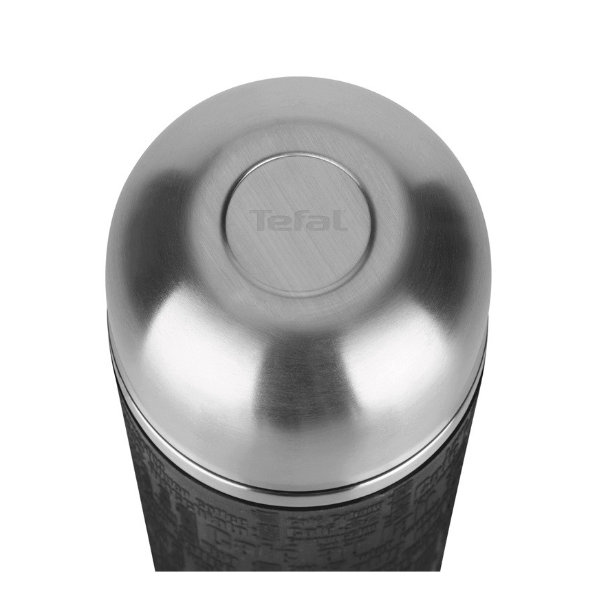 Tefal - Termo com uma caneca 1 l SENATOR aço inoxidável/preto