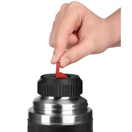 Tefal - Termo com uma caneca 1 l SENATOR aço inoxidável/preto