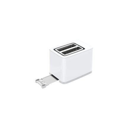 Tefal - Torradeira com 2 espaços SENSE 850W/230V branco
