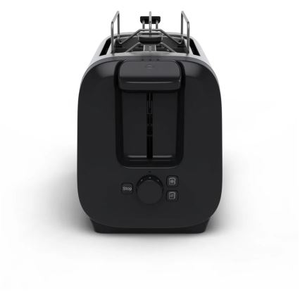 Tefal - Torradeira com 2 espaços SUBITO 1300W/230V preto/aço inoxidável