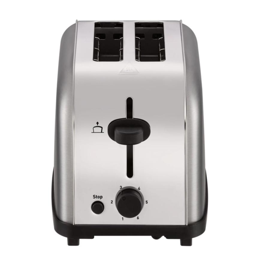 Tefal - Torradeira com 2 espaços ULTRA MINI 700W/230V cromado mate