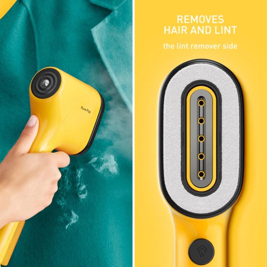 Tefal - Vaporizador de roupa portátil PURE POP 1300W/230V amarelo
