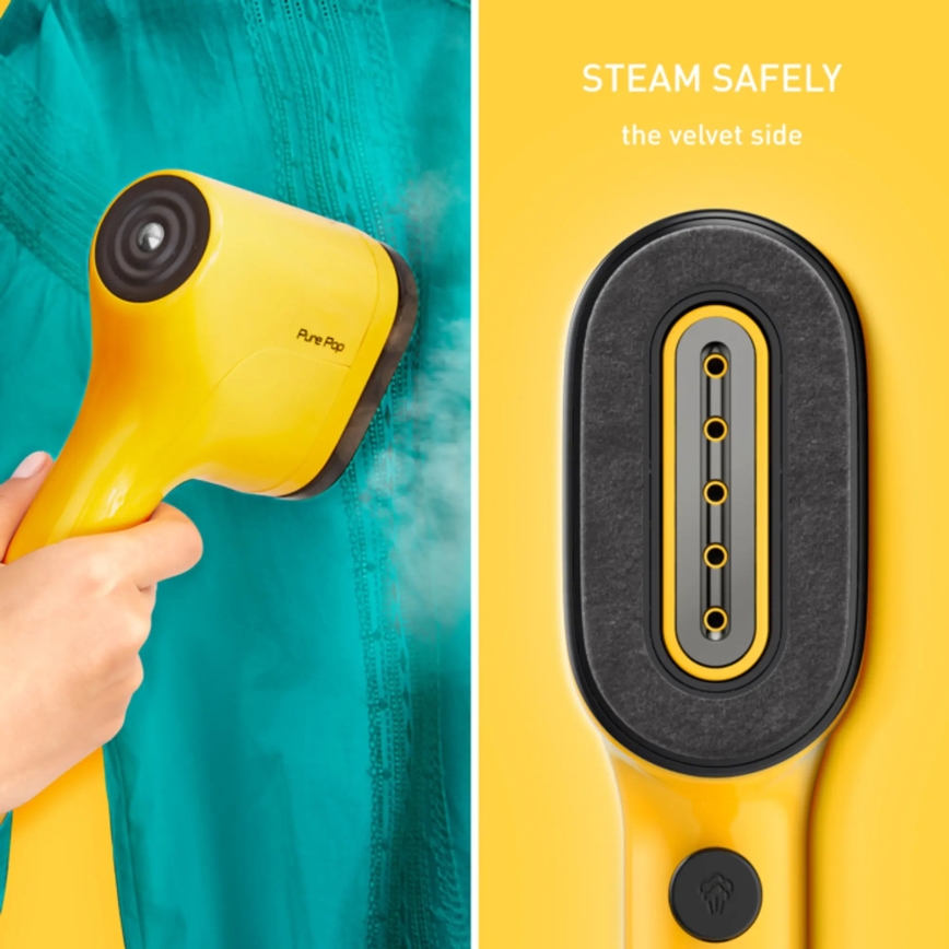 Tefal - Vaporizador de roupa portátil PURE POP 1300W/230V amarelo
