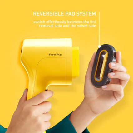Tefal - Vaporizador de roupa portátil PURE POP 1300W/230V amarelo