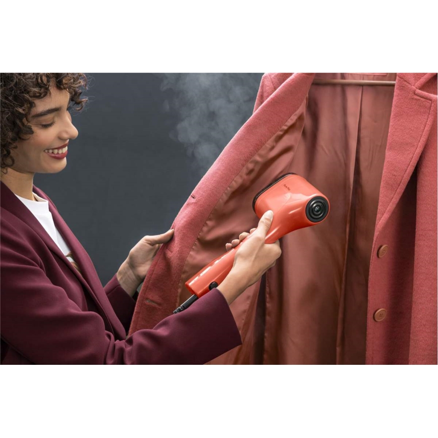 Tefal - Vaporizador de roupa portátil PURE POP 1300W/230V vermelho