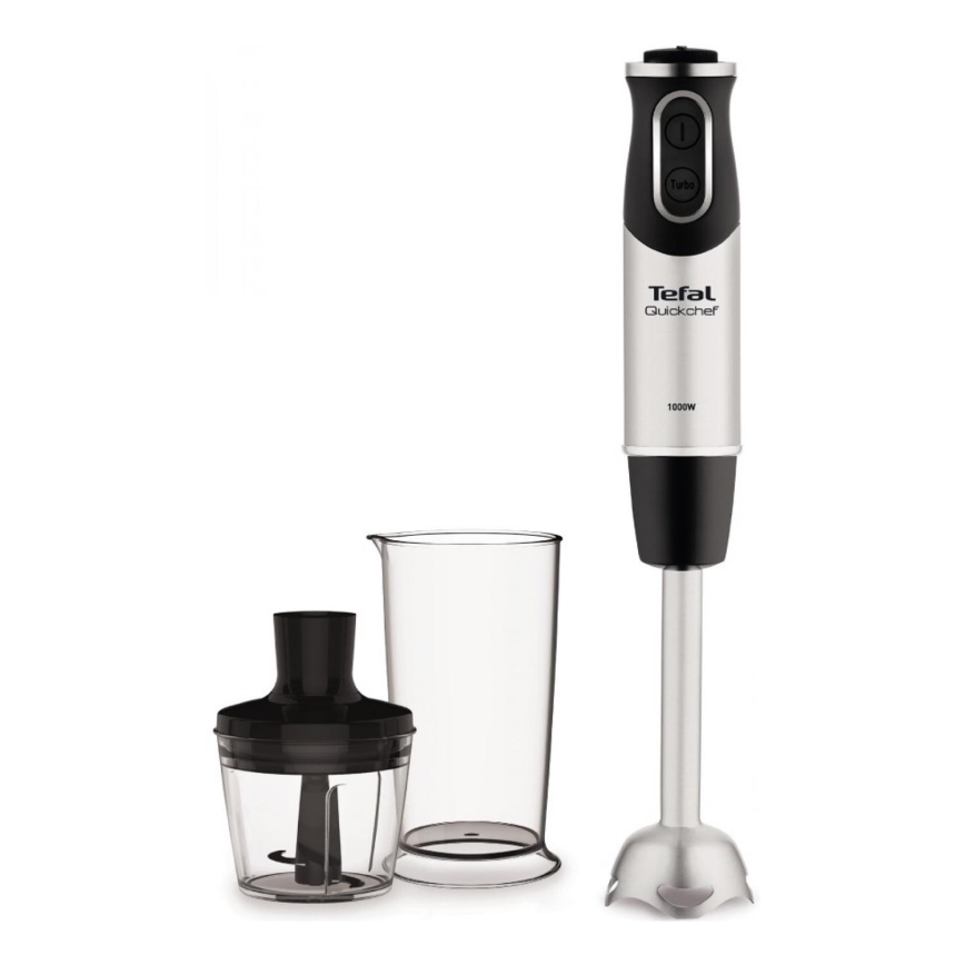 Tefal - Varinha mágica QUICKCHEF 2em1 1000W/230V cromado mate/preto