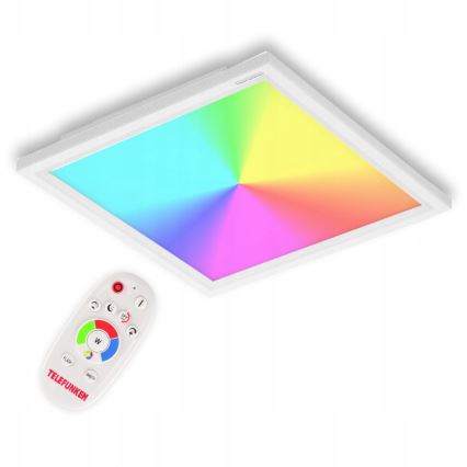 Telefunken 301506TF - Painel LED RGBW com regulação LED/18W/230V 4000K + comando