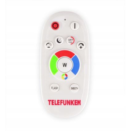 Telefunken 301506TF - Painel LED RGBW com regulação LED/18W/230V 4000K + comando