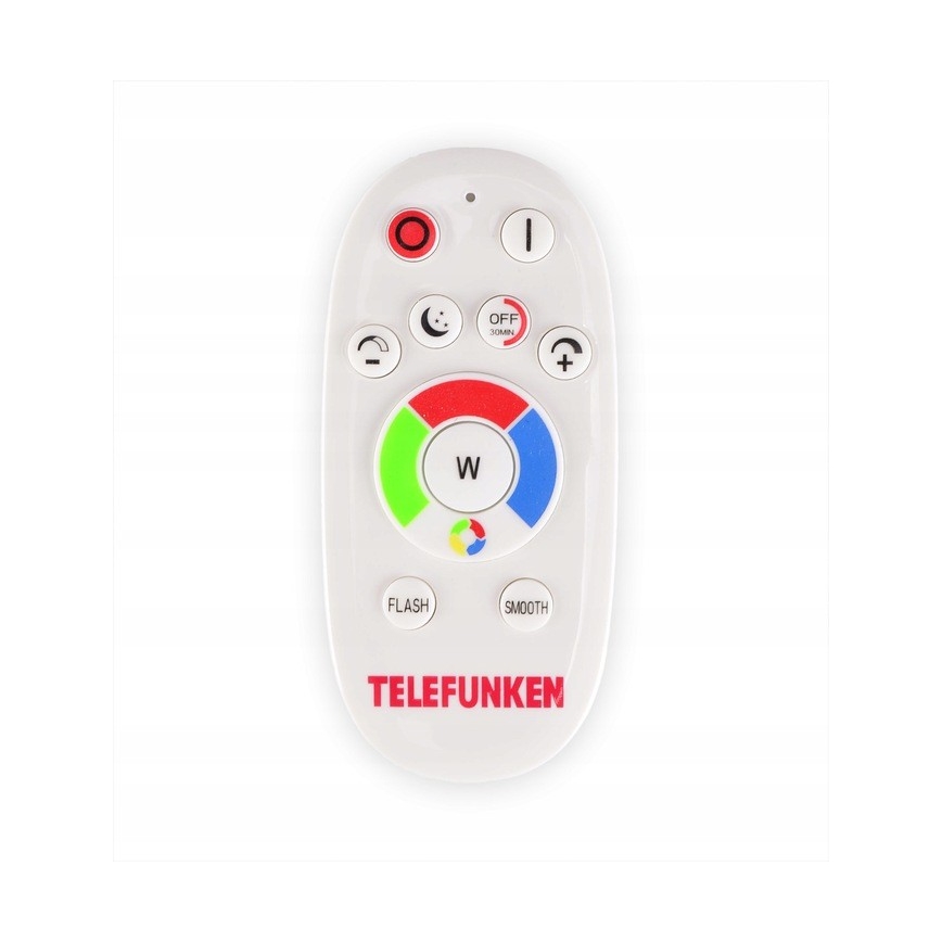 Telefunken 301506TF - Painel LED RGBW com regulação LED/18W/230V 4000K + comando