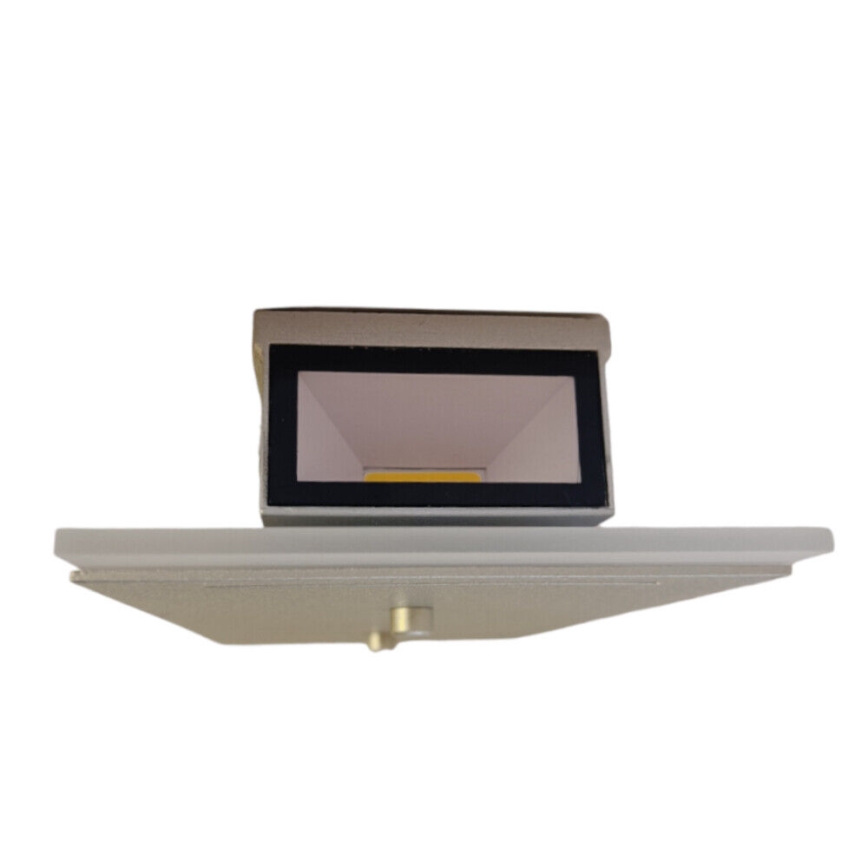Telefunken 307704TF - Iluminação de parede exterior LED 2xLED/3W/230V IP44 prateado