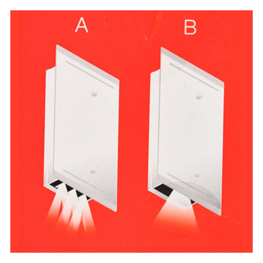 Telefunken 307706TF - Iluminação de parede exterior LED 2xLED/3W/230V IP44 branco