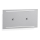 Telefunken 307804TF - Iluminação de parede exterior LED 2xLED/3,5W/230V IP44 prateado