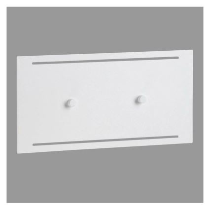 Telefunken 307806TF - Iluminação de parede exterior LED 2xLED/3,5W/230V IP44 branco