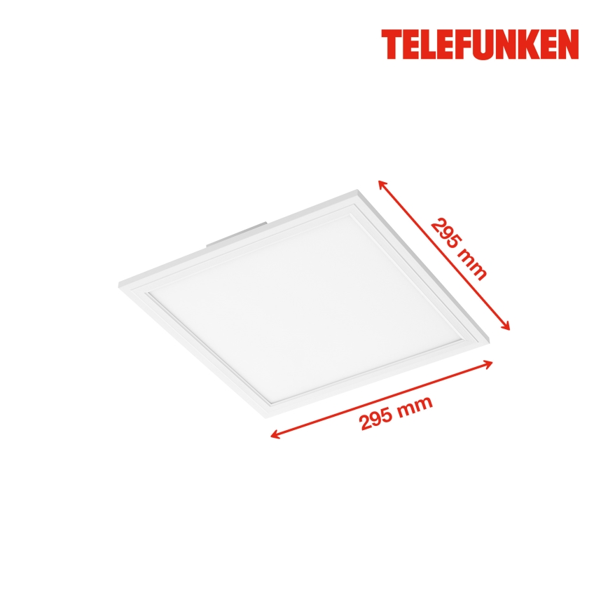Telefunken 308606TF - Painel integrado LED com sensor LED/13W/230V