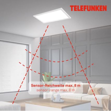 Telefunken 308706TF - Iluminação de teto LED com sensor LED/36W/230V
