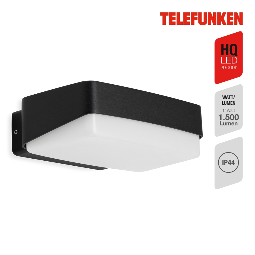 Telefunken 312205TF - Iluminação de parede exterior LED LED/14W/230V IP44