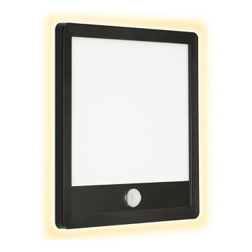 Telefunken 313805TF - LED Iluminação de parede exterior com sensor LED/15W/230V IP44