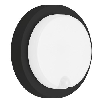Telefunken 315305TF - LED Iluminação de parede exterior com sensor LED/12W/230V IP44 preto