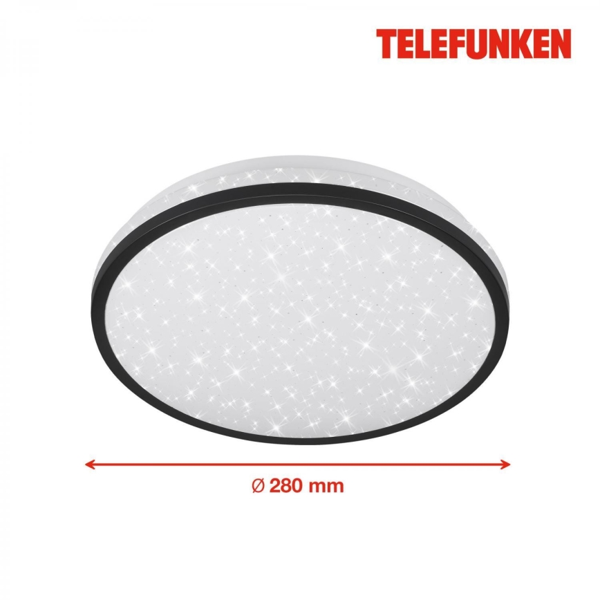 Telefunken 318305TF - Iluminação de teto para casa de banho LED com sensor LED/16W/230V IP44 diâmetro 28 cm