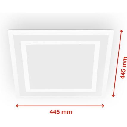 Telefunken 318806TF - Luminária de teto LED RGBW regulável LED/24W/230V 3000-6500K + controlo remoto