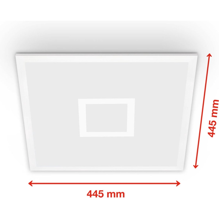 Telefunken 319106TF - Iluminação de teto RGBW com regulação LED/24W/230V 2700-6500K branco + controlo remoto