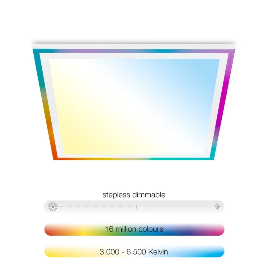 Telefunken 321206TF - Iluminação de teto LED RGBW com regulação LED/18W/230V 3000-6500K + comando