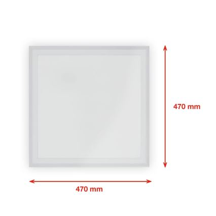 Telefunken 321206TF - Iluminação de teto LED RGBW com regulação LED/18W/230V 3000-6500K + comando