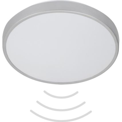 Telefunken 601604TF - Iluminação para teto de casa de banho LED com sensor LED/12W/230V IP44 diâmetro 29 cm