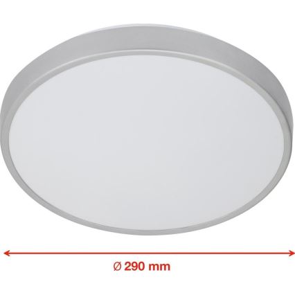 Telefunken 601604TF - Iluminação para teto de casa de banho LED com sensor LED/12W/230V IP44 diâmetro 29 cm