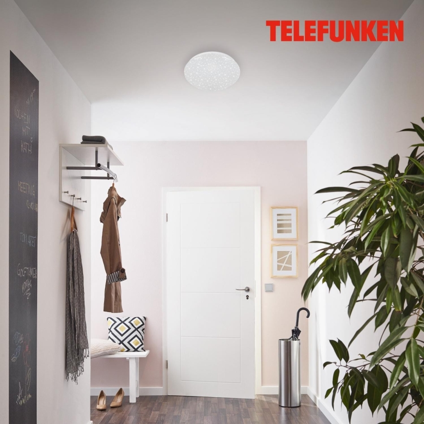 Telefunken 601706TF - Iluminação de teto LED com sensor LED/12W/230V diâmetro 27 cm