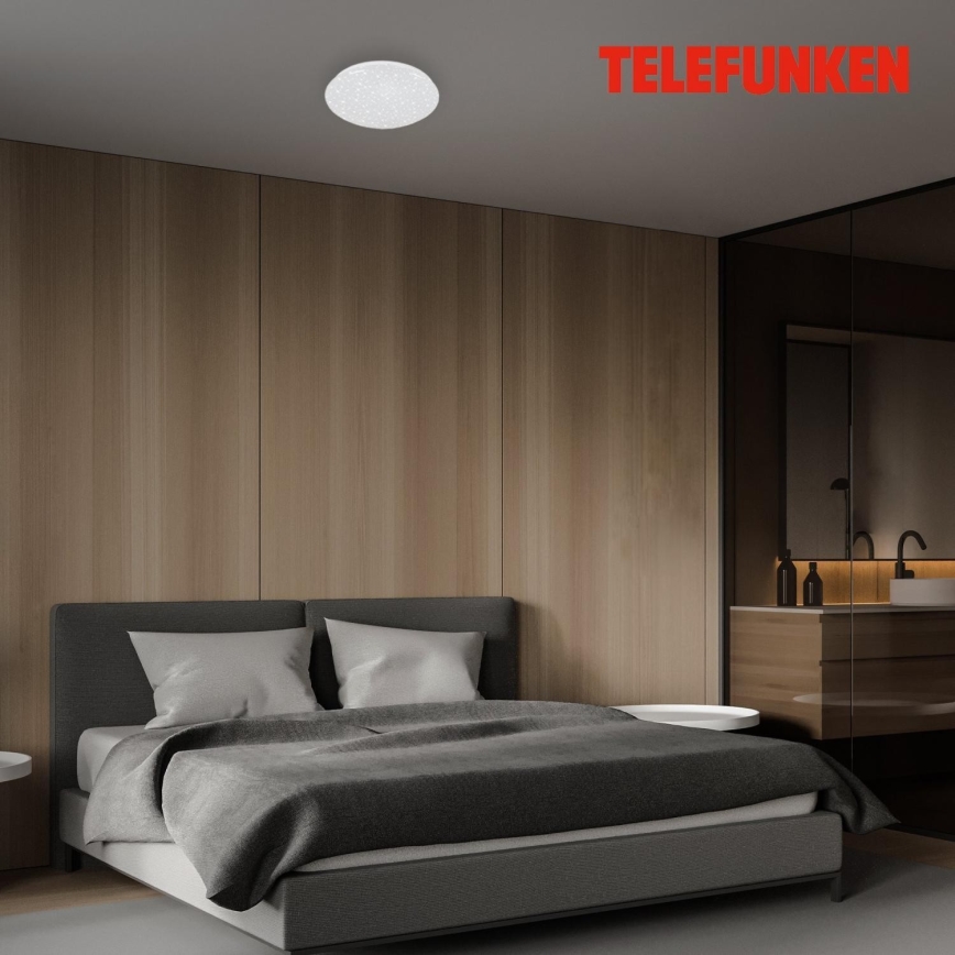 Telefunken 601706TF - Iluminação de teto LED com sensor LED/12W/230V diâmetro 27 cm